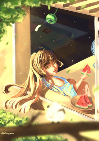 Melon girl