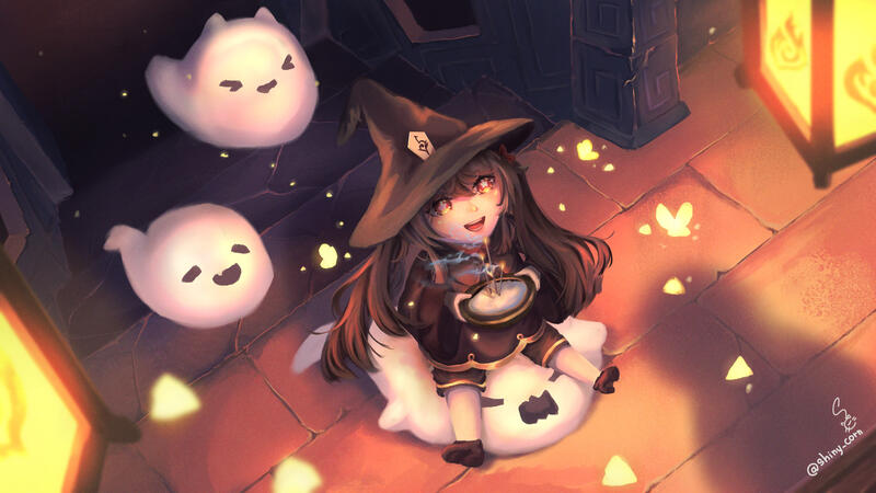 Hu Tao Halloween